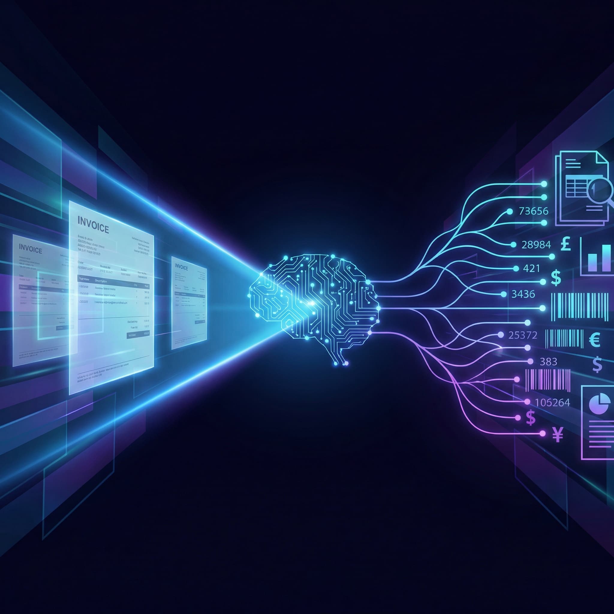 AI обработка на фактури